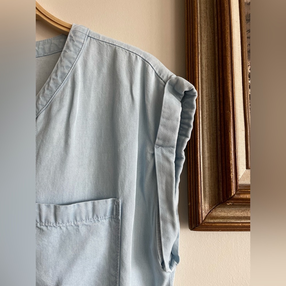Daily Ritual || Light Blue Romper - Picture 4 of 7